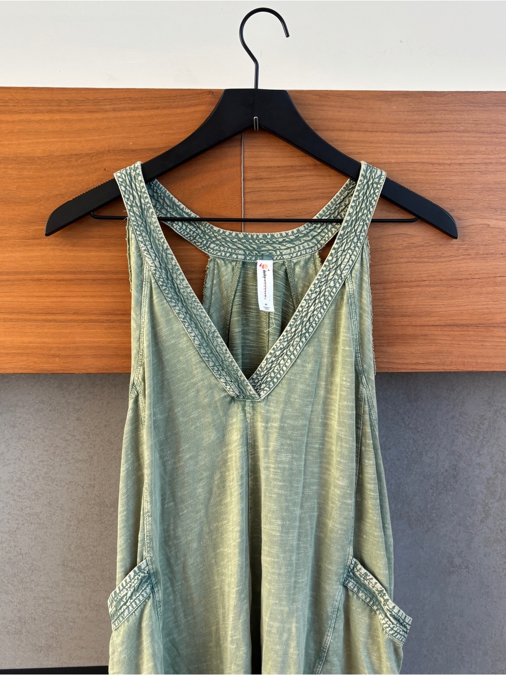 Daily Practice by Anthropologie The Carlie V-Neck Mini Dress, Size M - Picture 5 of 12